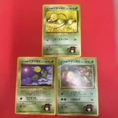 ポケカ　旧裏　エリカのマダツボミ　3種のサムネイル