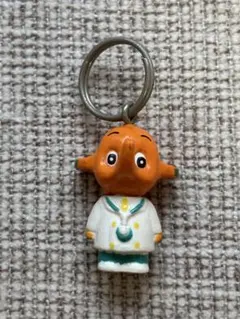 佐藤製薬 サトちゃん 白衣　キーホルダー　リング　平成レトロ　中古品