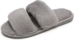 【最終値下げ】ファー付きあったかスリッパ 新品