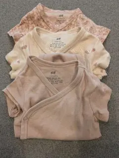 【H＆M】ベビー肌着　ラップボディスーツ　3点セット　2〜4M