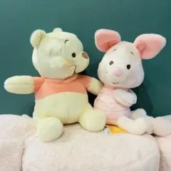 くまのプーさん チェリーブロッサム BIGぬいぐるみ プーさん ピグレット