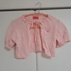 BABY, THE STARS SHINE BRIGHT ピンク半袖カーディガンのサムネイル