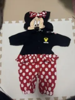 BABYDOLL ミニーマウス フード付きロンパース