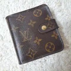 ルイヴィトンLOUIS VUITTON モノグラム二つ折り財布ヴィンテージ財布