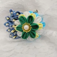 ミナペルホネンハンドメイドブローチ お花ブローチ - メルカリ