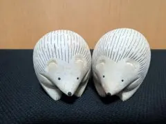 T-Lab. ぽれぽれ動物 ハリネズミ2匹 木製