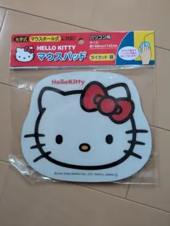 ハローキティ マウスパッド ダイカット 顔