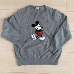 UNIQLO ミッキーマウス セーター グレー 120cm