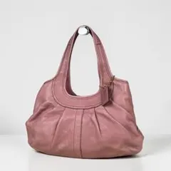 Coach Ergo Leather Pleated Kisslock Bag
