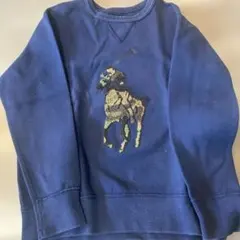 POLO RALPH LAUREN ネイビー トレーナー 140