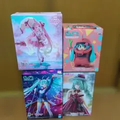 初音ミク プライズフィギュア 4体セット