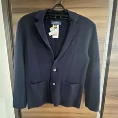 POLO RALPH LAUREN ネイビー ニットジャケット130〜140