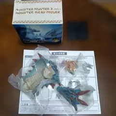 未使用　モンスターハンター3 ヘッドフィギュア　　先着特典ラギアクルス