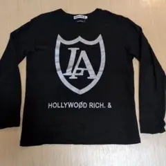 Hollywood Rich 長袖カットソー ロンＴ Lサイズ タイト細身