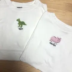 トイストーリー Tシャツ ハム レックス ディズニー 2枚セット