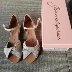 ガイモ エスパドリーユ サンダル 39 パイソン柄