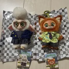 ズートピア ぬいぐるみ ニックとベルウェア