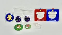 希少　レトロ　ミキハウス 缶バッジ＆ネームホルダー　7点セット　ダブルb他のサムネイル