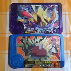 【2点セット】ポケモンフレンダ ベストタッグ4弾　ギラティナ&黄色いメガルカリオ