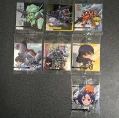 にふぉるめーしょん 機動戦士ガンダム ウエハース シール 7枚