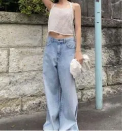 searoomlynnPAPER KNIT HOLE RIBBON キャミ