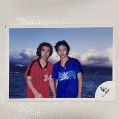 嵐 初期 公式写真 大野智 櫻井翔 嵐ロゴ 旧ロゴ＊1999年 デビュー