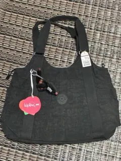 KIPLING　キプリング　ナイロン　ダークブラウン系　ハンドバッグ