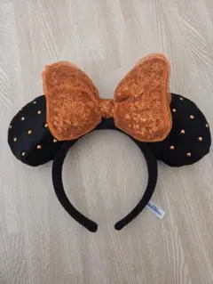 ディズニー ミニーマウス カチューシャ オレンジ