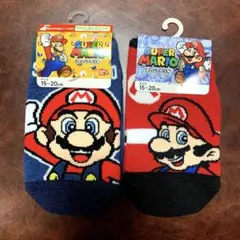 ⑤スーパーマリオ 靴下2足