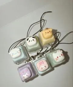 キーボード　ストラップ　めじるしチャーム