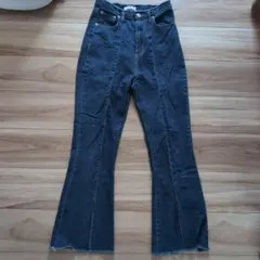 WEGO　ブーツカット　デニム　スリット　お子様にも