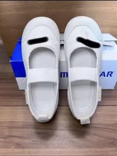 【ムーンスター・キャロット】上履き/CRST11E/ホワイト16.5cm