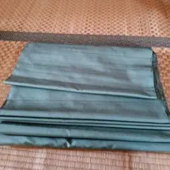 ★信州紬？グレーグリーンの上質生地　新品未使用。綺麗な紬です。専用です。
