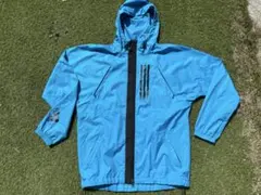 adidas ウィンドブレーカー M 青
