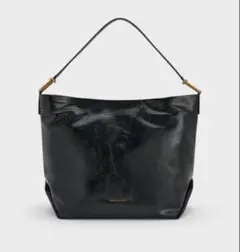 チャールズ&キース　ホーボーバッグ　ショルダーバッグ黒　L