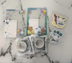 【新品】ファミマコラボ⭐︎ポチャッコグッズセット/マスキングテープ/ステッカー6点