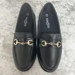 【極美品】Casselini キャセリーニ ビットローファー ブラック 24cmのサムネイル