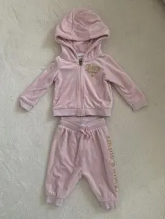 Juicy Couture ベビートラックスーツ 6M light pink