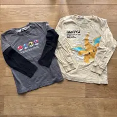 ポケットモンスター 長袖Tシャツ　 2枚セット 120cm