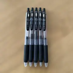 SARASA ボールペン 0.5mm 5本セット