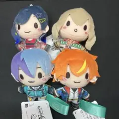 プロセカ　ビビバス　ふわぷち　マスコット　ぬいぐるみ　4種セット