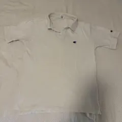 Champion ホワイト ポロシャツ