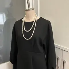 値下げ！未使用、フェイクパール2連ネックレス