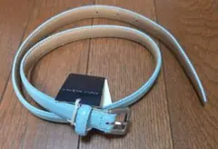 ANNE KLEIN ライトブルー レザー ベルトのサムネイル