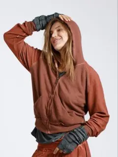 美品サルセーション ルーストカラージップフーディー パーカーサイズS