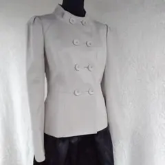 FRAGILE　グレー　ジャケット　ダブルボタン　スタンドカラー　フラジール