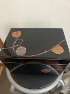 新品・未使用☆昭和レトロ　輪島塗　免状箱　茶道具　華道　嫁入り道具　小物入れ 新品・未使用☆昭和レトロ 輪島塗 免状箱 茶道具 華道 嫁入り道具 小物