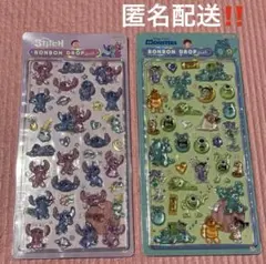 スティッチ モンスターズ・インク ボンボンドロップシール 2点セット