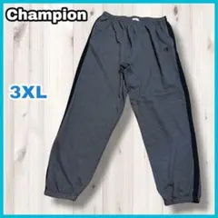 チャンピオン Champion サイドライン スウェットパンツ 刺繍ロゴ グレー