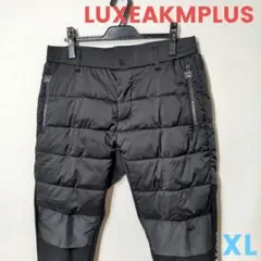 未使用品 LUXEAKMPLUS ゴルフ 中綿パンツ ブラック メンズ XL